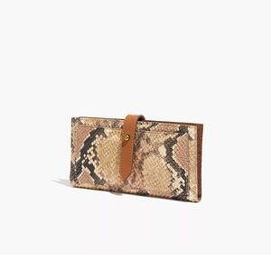 Madewell Snake Leather Wallet